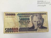 Turkey 500,000 lira 1998