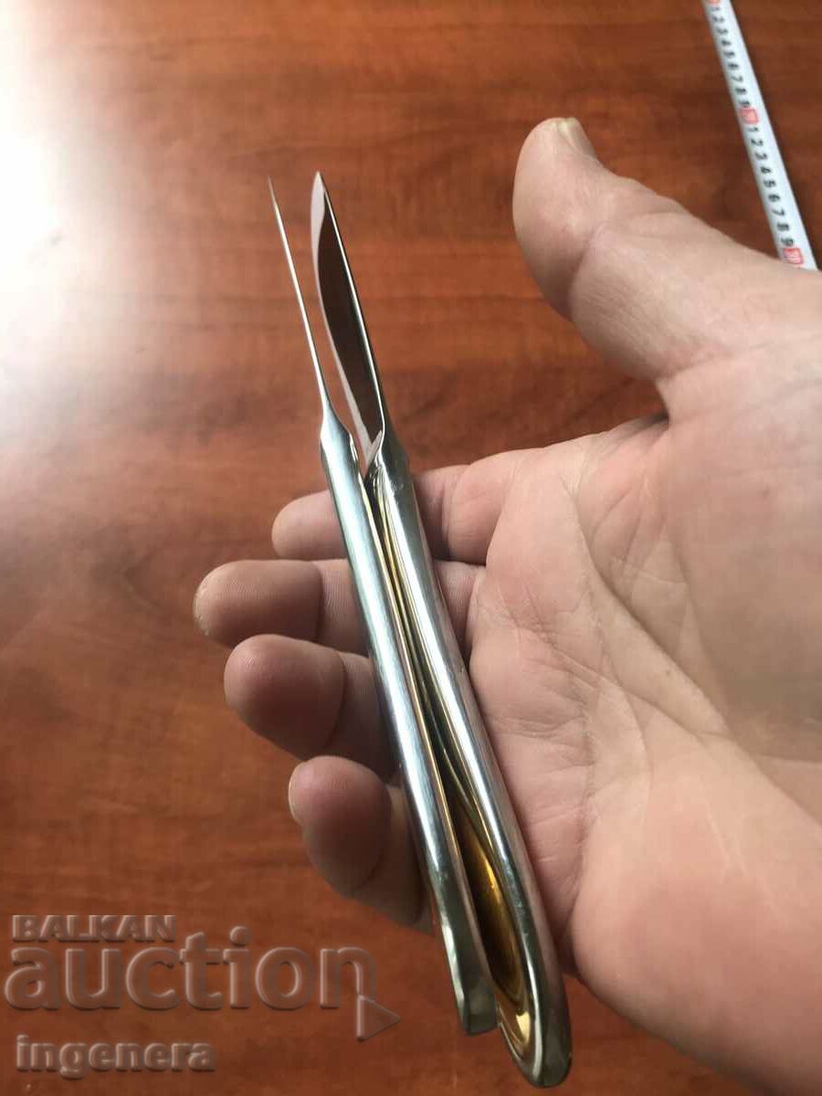 SERVICE KNIFE MARKED MARKED GOLD-2 PCS - 5 SERVICE KNIFE MARKED MARKED GOLD-2 PCS - 5