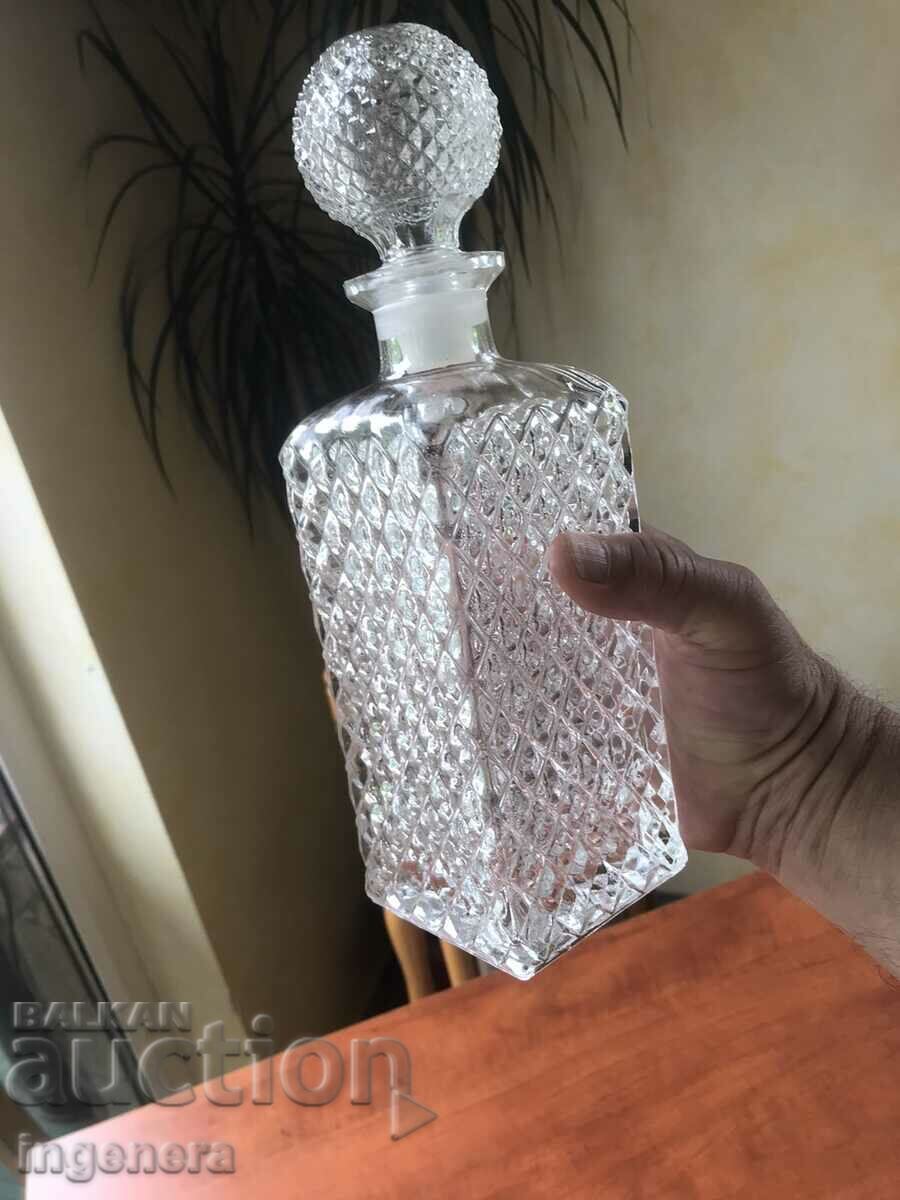 JACKET THICK EMBOSSED GLASS OLD-750 ML - 5 JACKET THICK EMBOSSED GLASS OLD-750 ML - 5