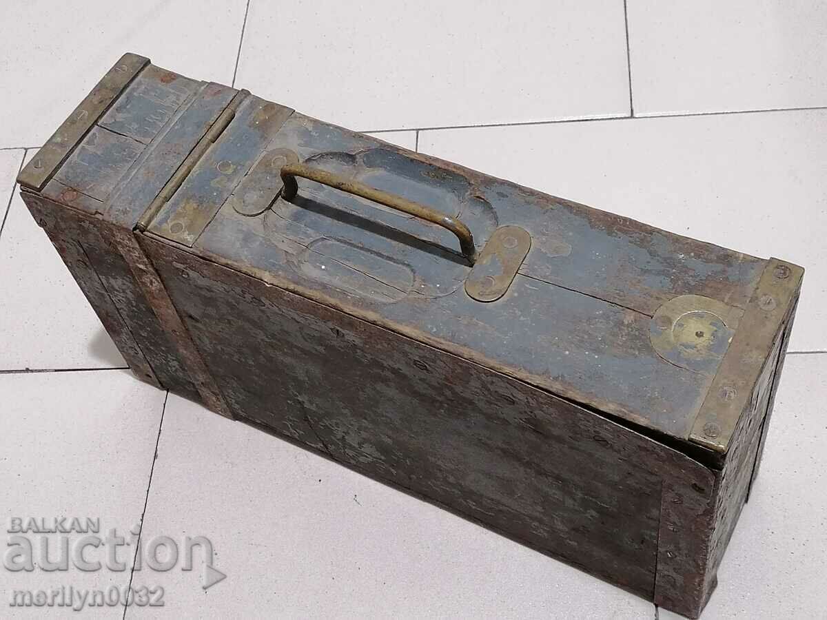 cutie cu cartușe de mitralieră Schwartz Vineyard, bandă cartuș