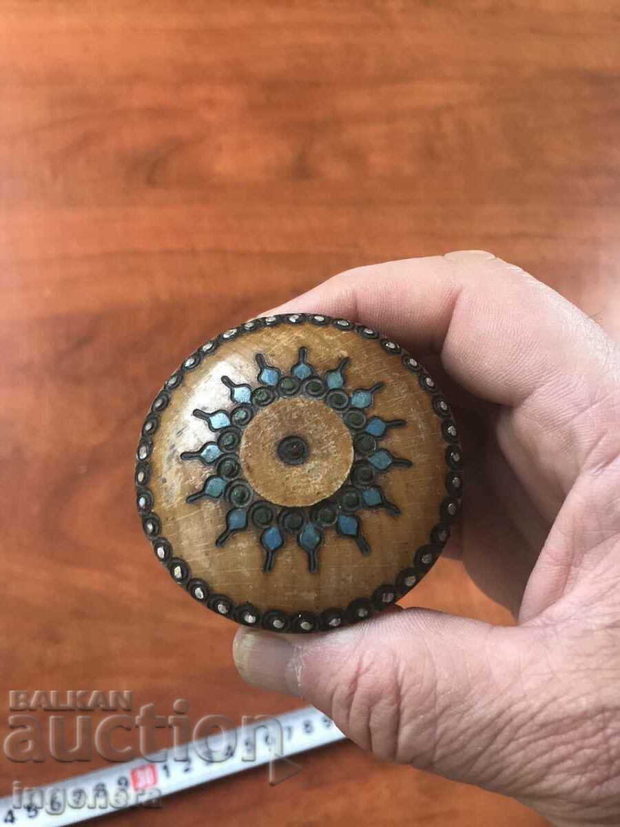 BOX BOX WOOD PYROGRAPHED PAINTED COLOR - 6 BOX BOX WOOD PYROGRAPHED PAINTED COLOR - 6