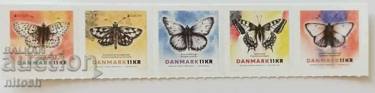 Denmark, 2021, Europe, endangered wildlife, MNH.