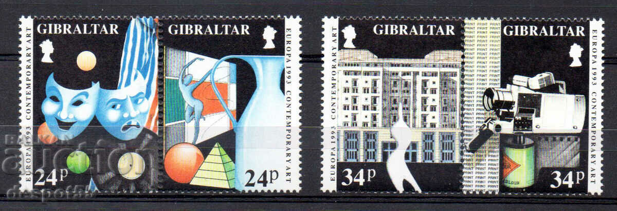 1993. Гибралтар. ЕВРОПА - Съвременно изкуство.