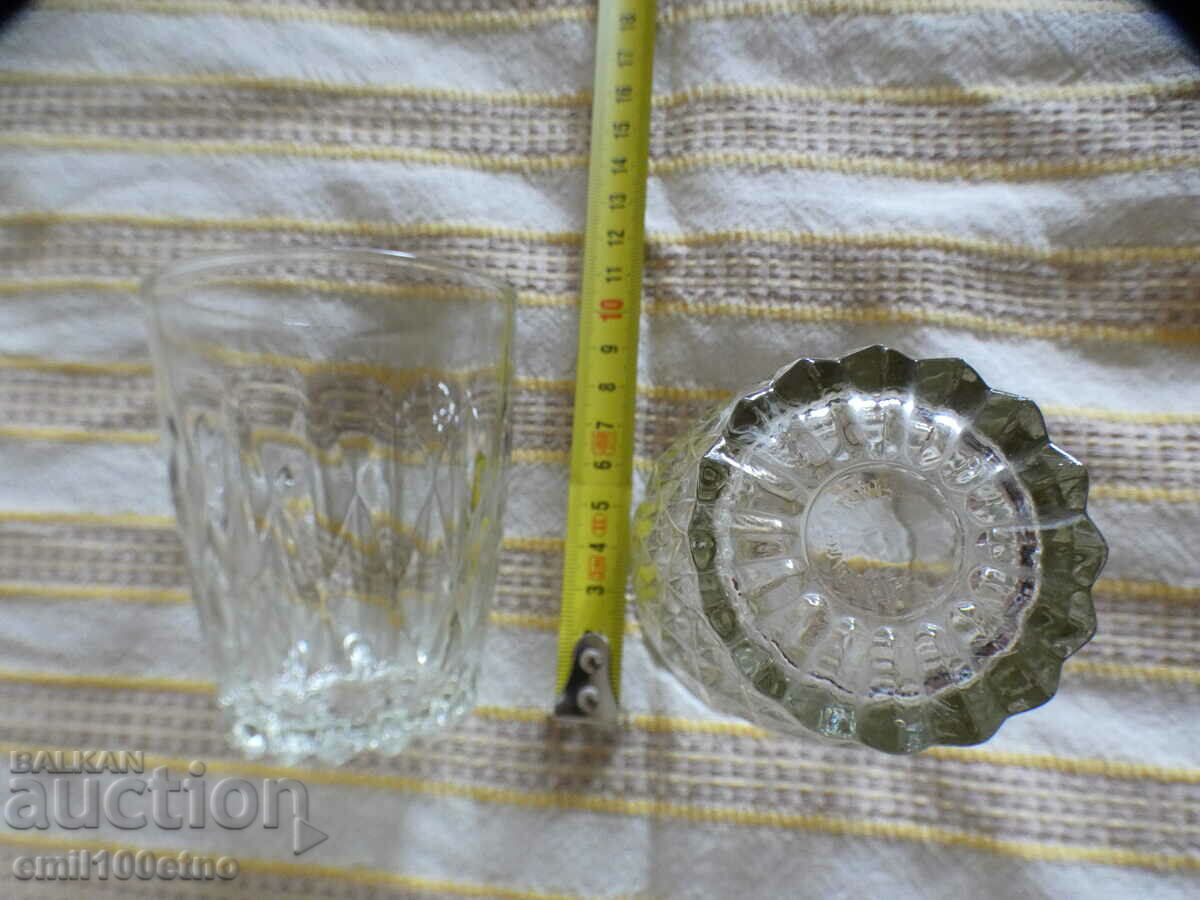 Set de 6 cesti din sticla groasa URSS fabricate in URSS - 5 Set de 6 cesti din sticla groasa URSS fabricate in URSS - 5