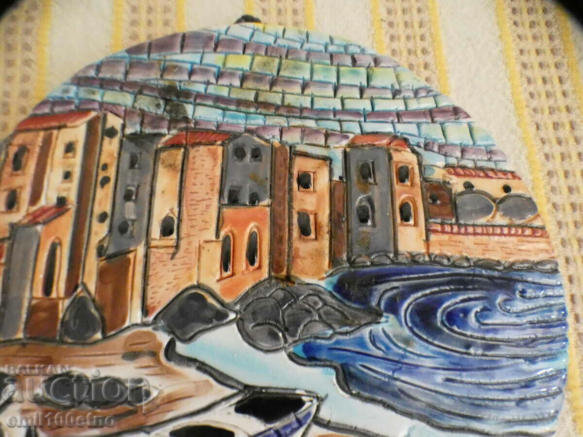 Пано за стена ръчно изработено Майолика Италия с цена 10.00 лв. | € 5.11 Пано за стена ръчно изработено Майолика Италия с цена 10.00 лв. | € 5.11