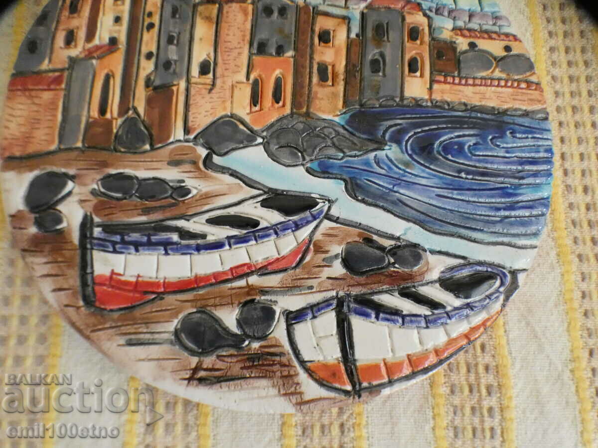 Аукцион Пано за стена ръчно изработено Майолика Италия Аукцион Пано за стена ръчно изработено Майолика Италия