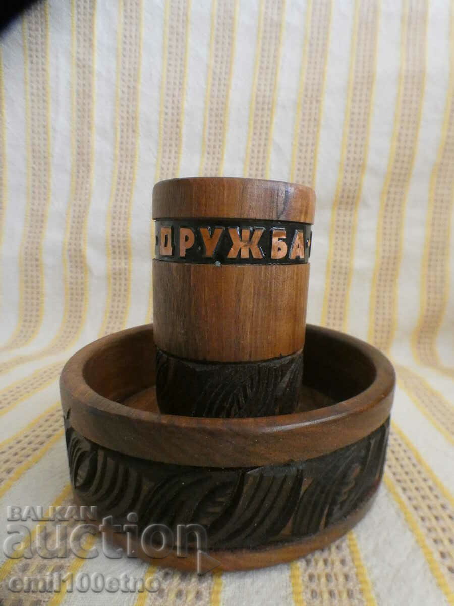 Wooden advertising set ZMA Druzhba Vratsa