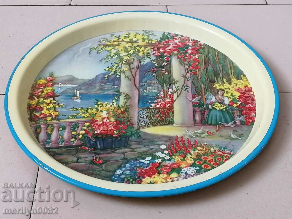 Tray from Poland, tray, casserole, social period, 70s with price 40.00 BGN | € 20.45 Tray from Poland, tray, casserole, social period, 70s with price 40.00 BGN | € 20.45