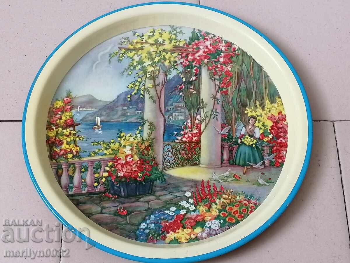 Auction Tray from Poland, tray, casserole, social period, 70s Auction Tray from Poland, tray, casserole, social period, 70s