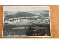 Κάρτα, φωτογραφία V. Tarnovo, άποψη με τους στρατώνες, δεκαετία του 1930.