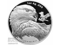 Сребро 1 oz Златен орел  - 2023 - Самоа