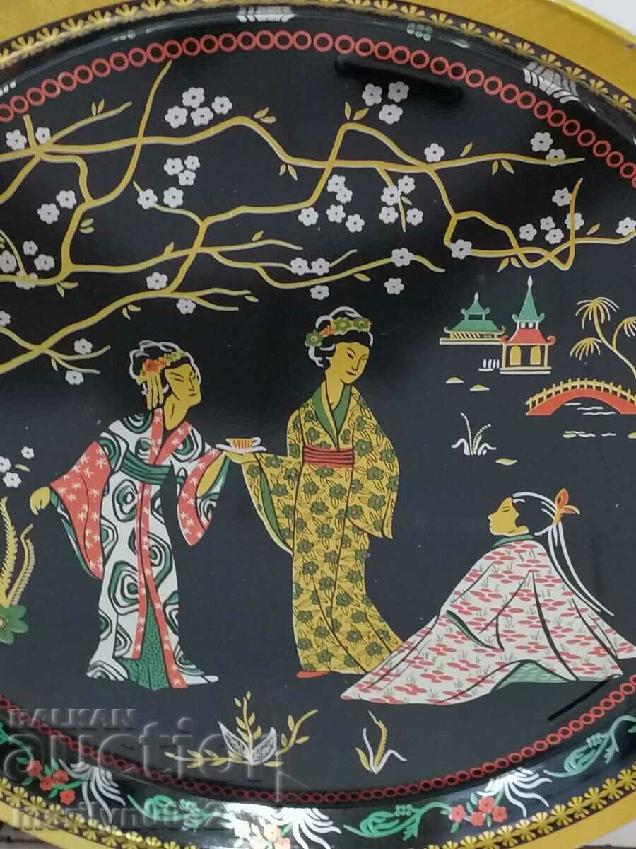 Tray from Poland, tray, casserole, social period, 70s with price 40.00 BGN | € 20.45 Tray from Poland, tray, casserole, social period, 70s with price 40.00 BGN | € 20.45