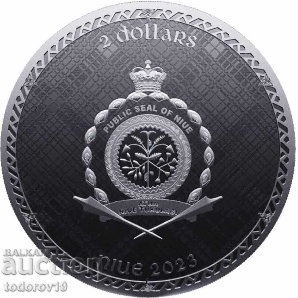 Silver 1 oz Scottish Unicorn - 2023 - ost. Niue with price 152.99 BGN | € 78.22 Silver 1 oz Scottish Unicorn - 2023 - ost. Niue with price 152.99 BGN | € 78.22