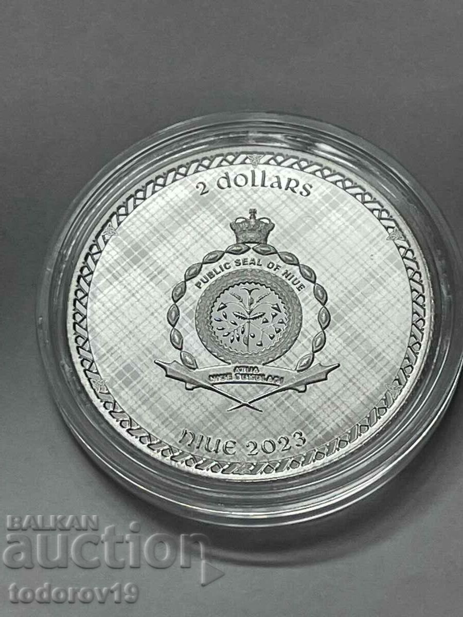 Delivery of Silver 1 oz Scottish Unicorn - 2023 - ost. Niue Delivery of Silver 1 oz Scottish Unicorn - 2023 - ost. Niue
