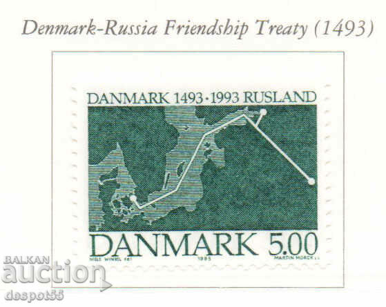 1993. Denmark. 500th anniversary of Danish-Russian relations.