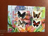 Stamped Block Butterflies 2013 Congo