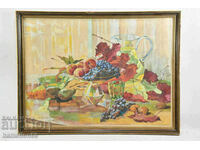 Watercolor. Painting. Still life, signed, dated 1942.