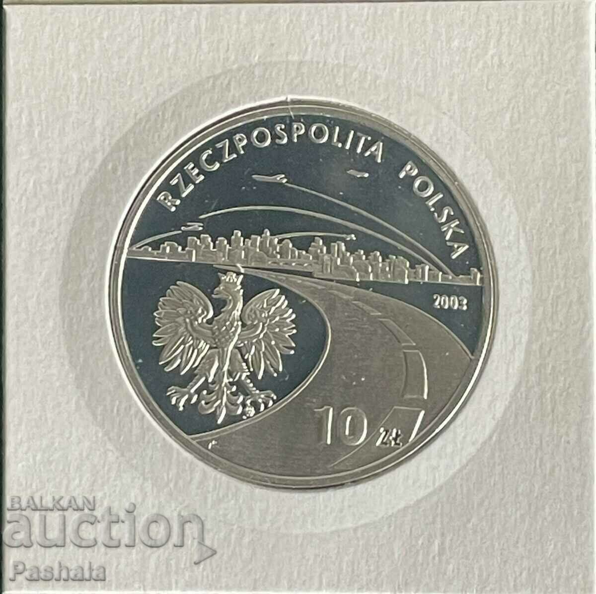 Poland 10 zlotys 2003 with price 40.00 BGN | € 20.45 Poland 10 zlotys 2003 with price 40.00 BGN | € 20.45
