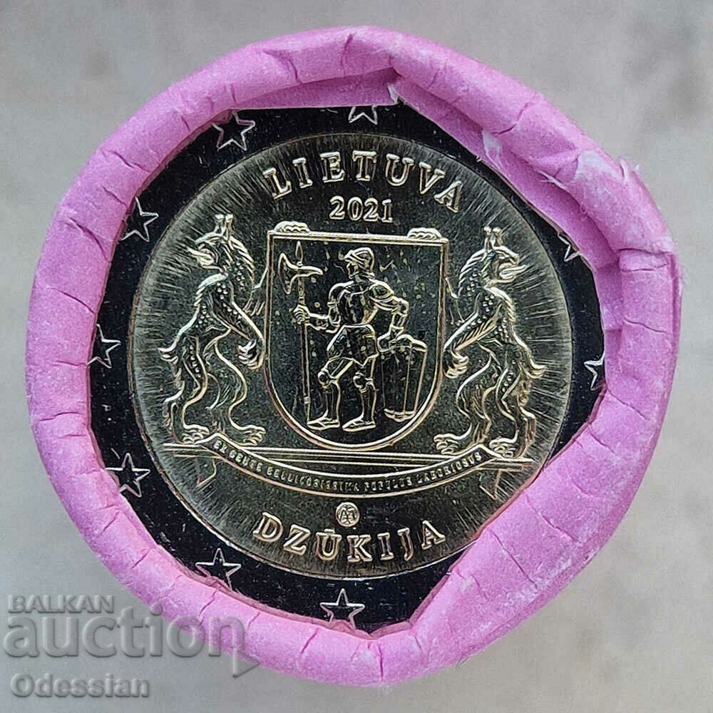 Lituania, 2 euro, 2021 "DZUKIJA"