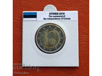 Estonia • 2 Euro • 2018 • 100th Anniversary of the Republic