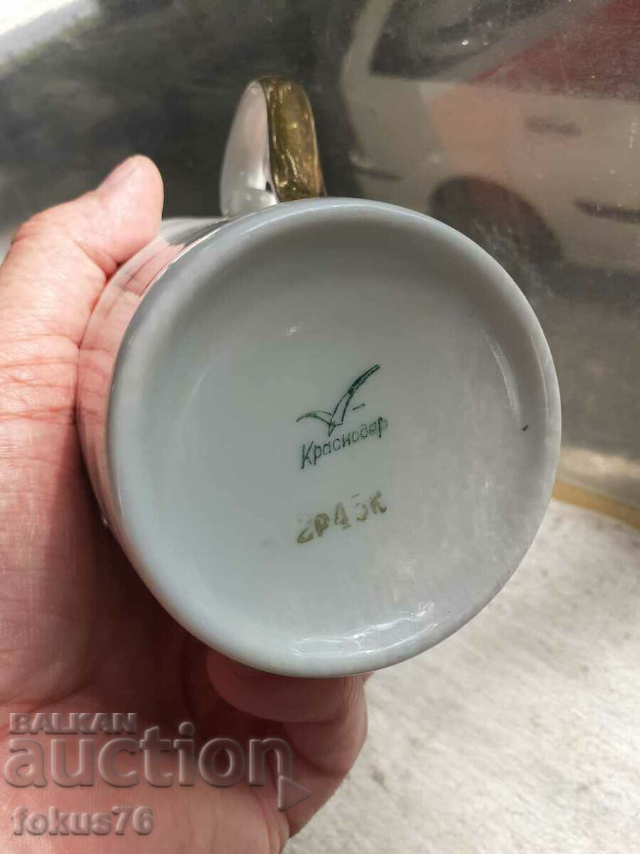 Delivery of Cup Russian porcelain Olympics in Moscow 1980