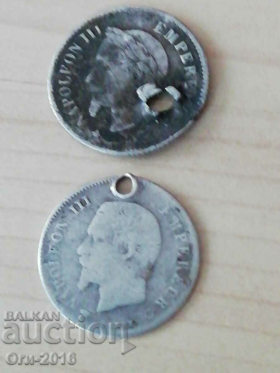 Lot France 20 CENT 1860 and 67 FRANCE - 7 Lot France 20 CENT 1860 and 67 FRANCE - 7