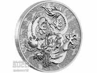Silver 1 oz The Only Dragon 2021