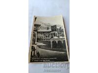Carte poștală Mănăstirea Rila Vedere Gr. Paștele 1938