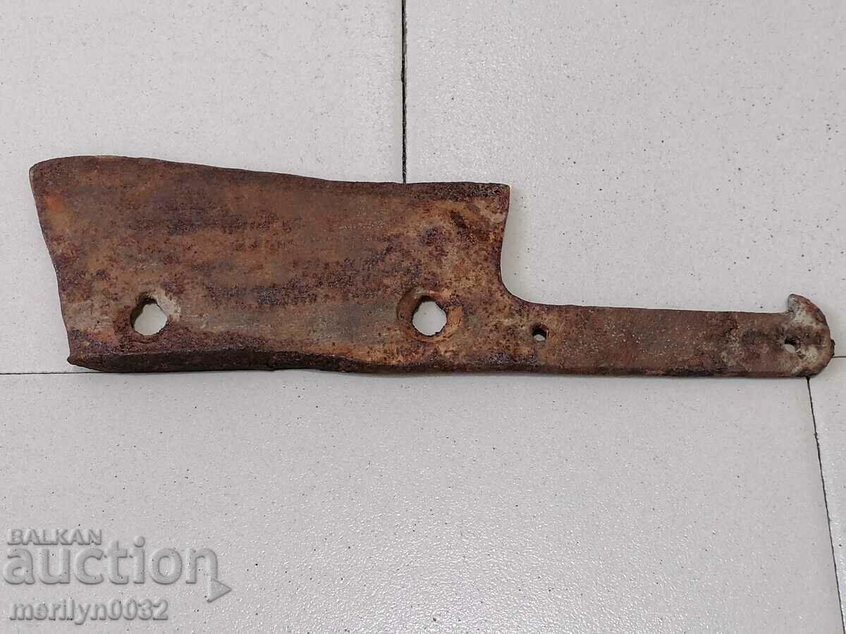 Old forged saber, ax, pole, knife, machete - 5 Old forged saber, ax, pole, knife, machete - 5