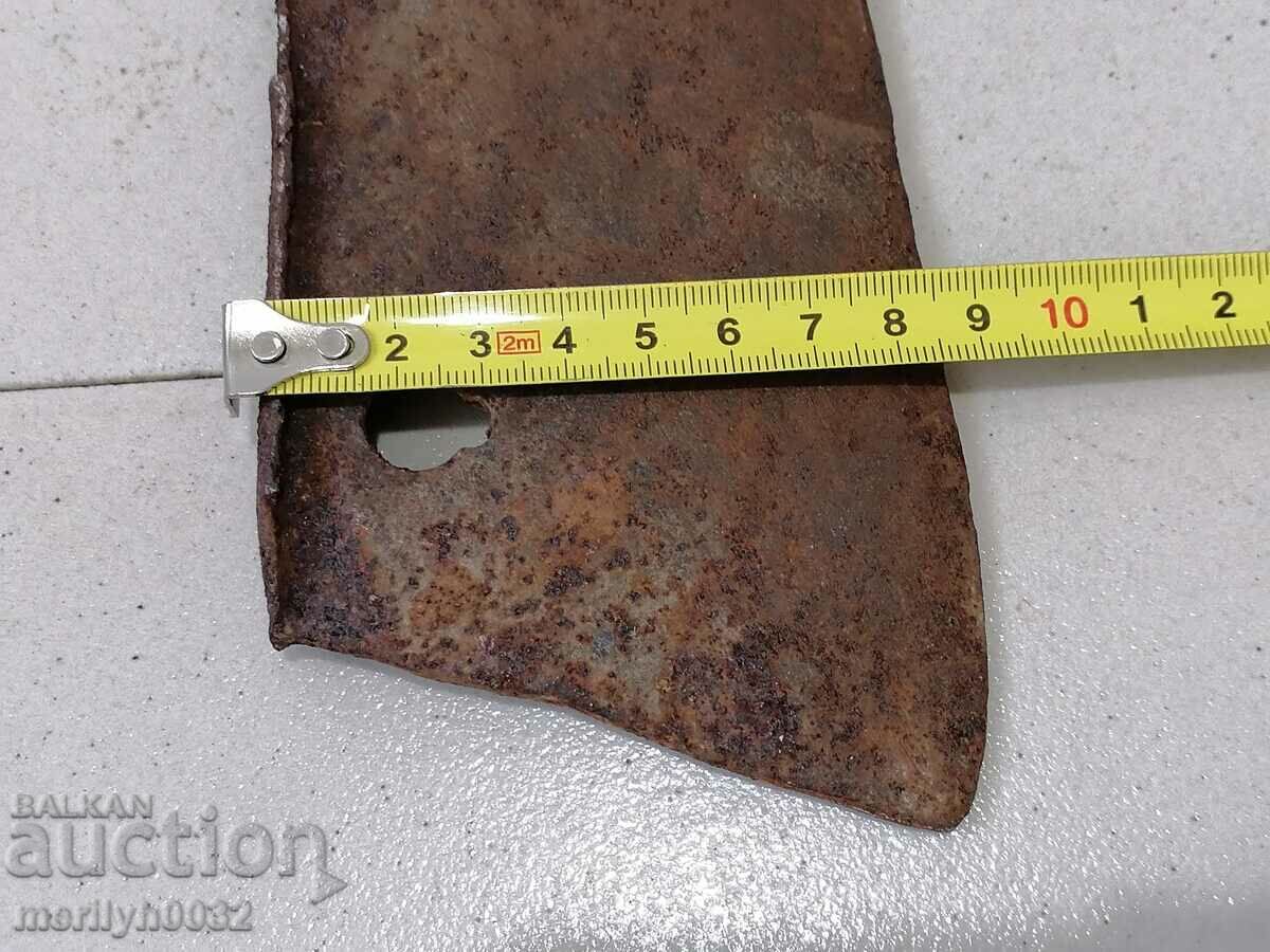 Old forged saber, ax, pole, knife, machete - 7 Old forged saber, ax, pole, knife, machete - 7