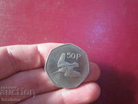 Eire 50 pence 1998 - Pasăre