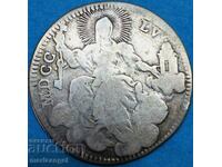 Vatican Giulio 1755 Benedict XIV argint 27 mm