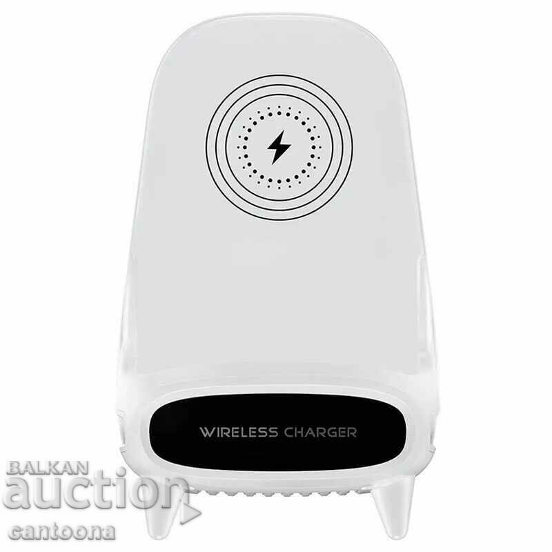 Fast wireless charger with passive sound amplifier M111 - 15W with price 19.99 BGN | € 10.22 Fast wireless charger with passive sound amplifier M111 - 15W with price 19.99 BGN | € 10.22