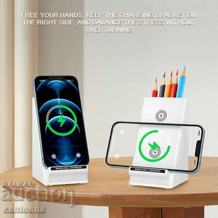 Delivery of 15W fast wireless charging charger with pen holder