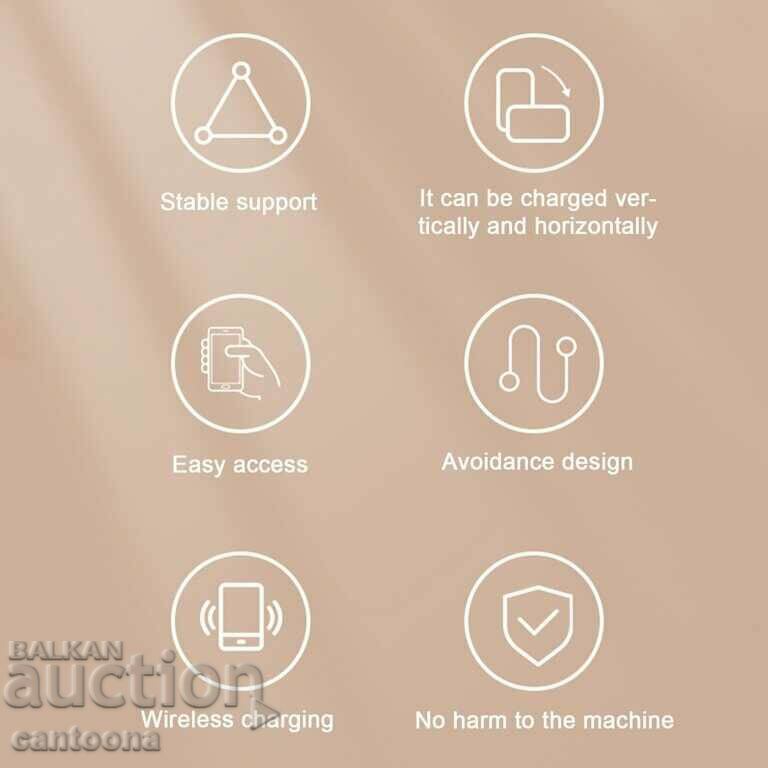 15W fast wireless charging charger with pen holder - 5