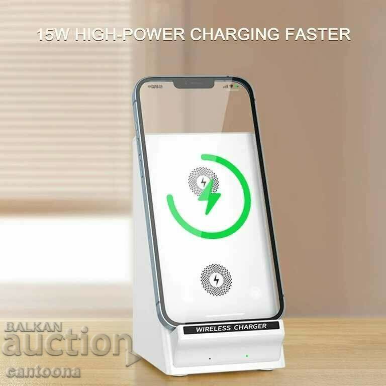 15W fast wireless charging charger with pen holder - 6