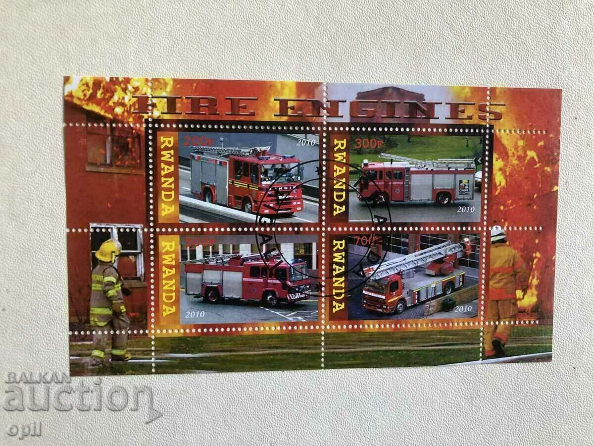 Stamped Block Fire Trucks 2010 Ρουάντα