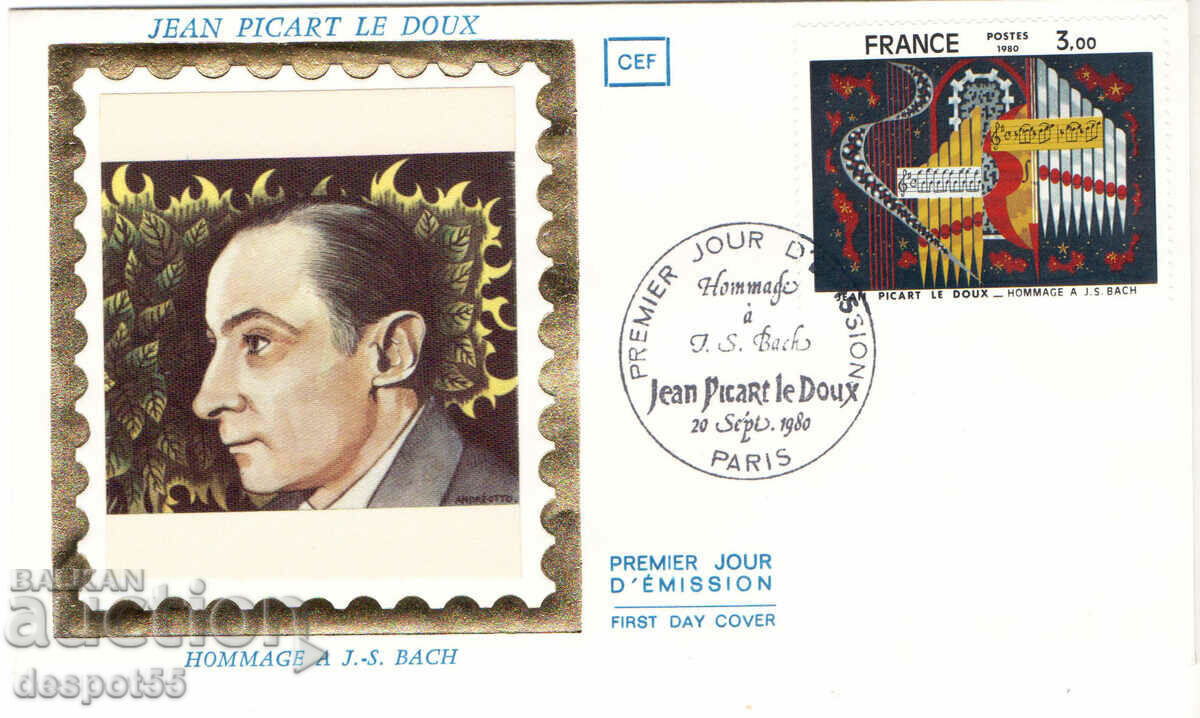 1980 France. Painting by Jean Picard Le Du - Envelope "First Day"