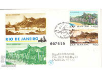 1983 San Marino. Rio de Janeiro. "First Day" envelope. Numbered