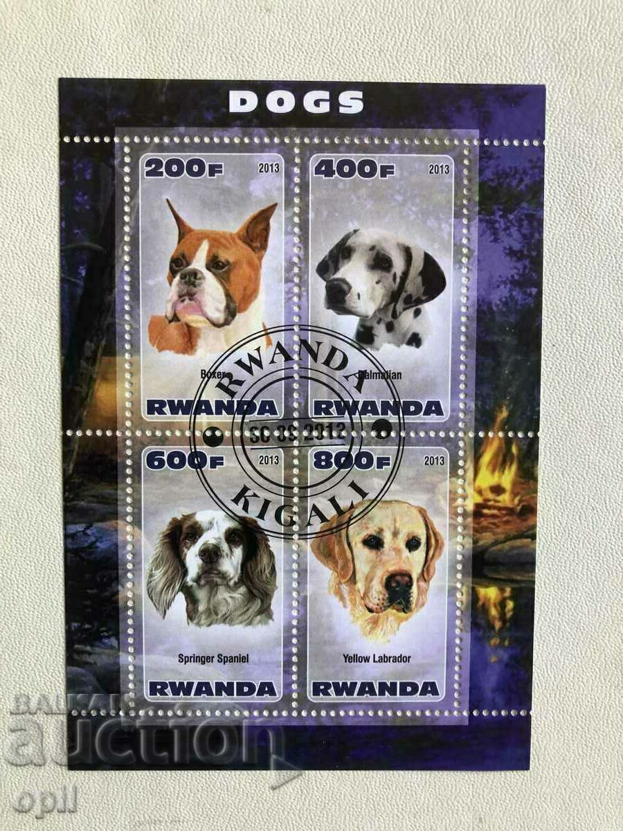 Stamped Block Dogs 2013 Rwanda
