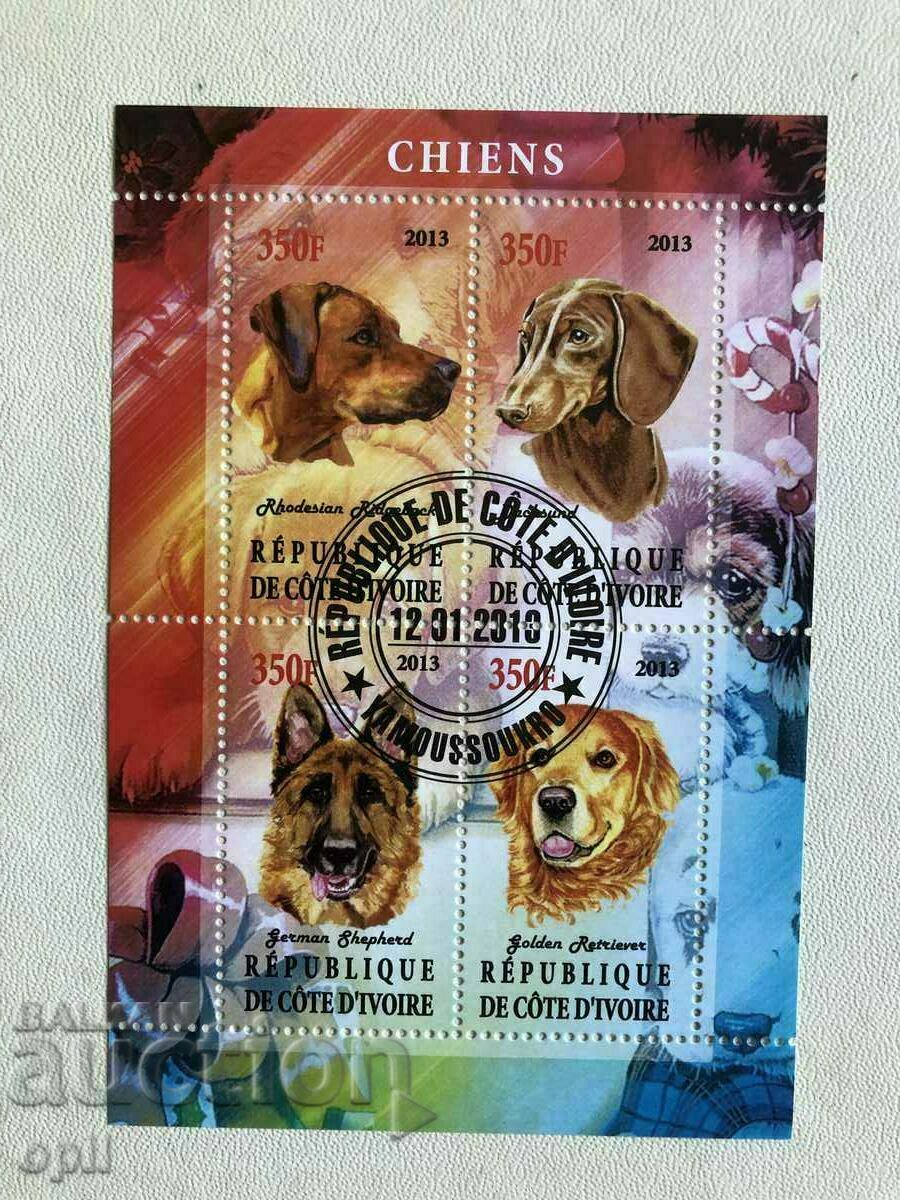 Stamped Block Dogs 2013 Ivory Coast
