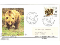 1991. Italy. Protection of nature. "First Day" envelope.