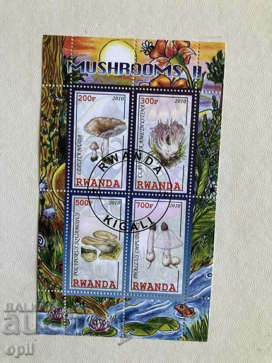 Stamped Block Mushrooms 2010 Rwanda