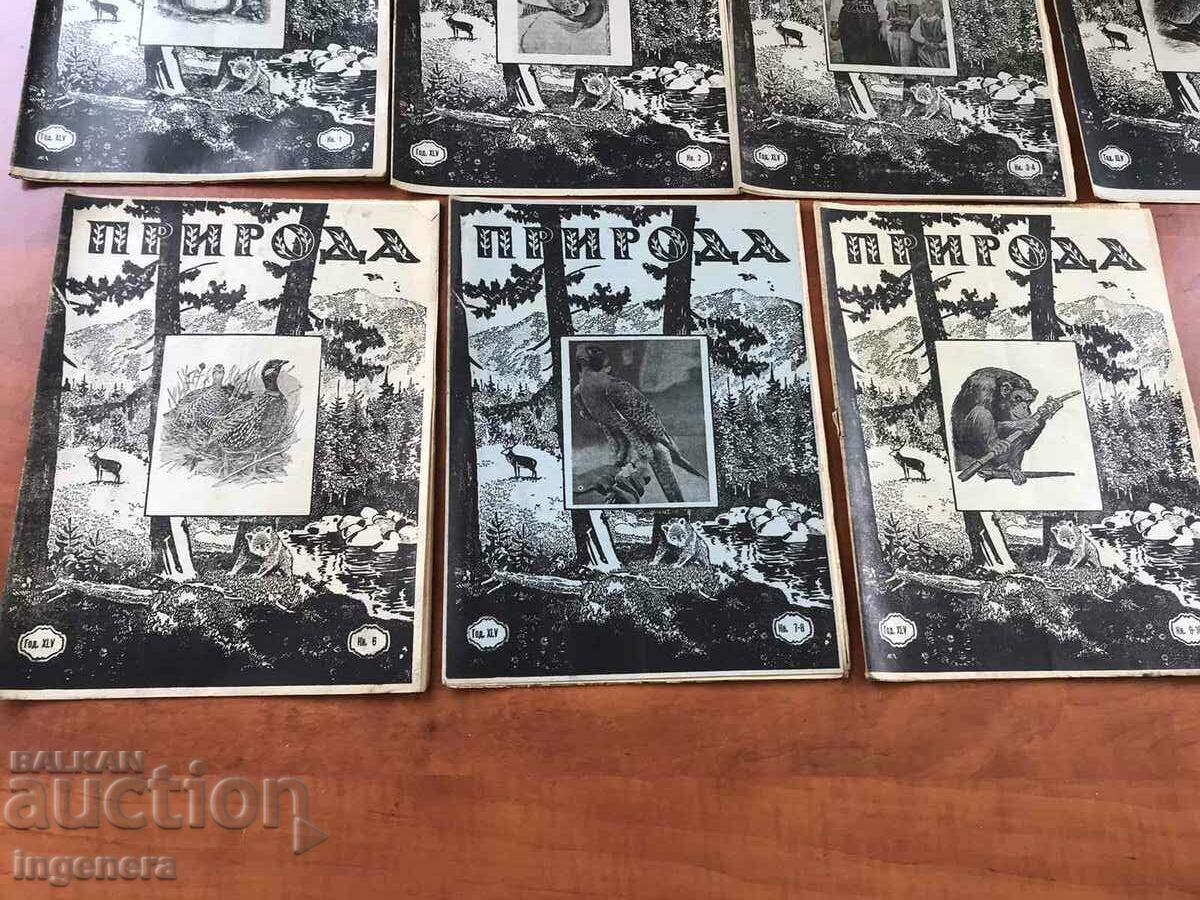 Delivery of NATURE MAGAZINE - COMPLETE SET 1945 Delivery of NATURE MAGAZINE - COMPLETE SET 1945