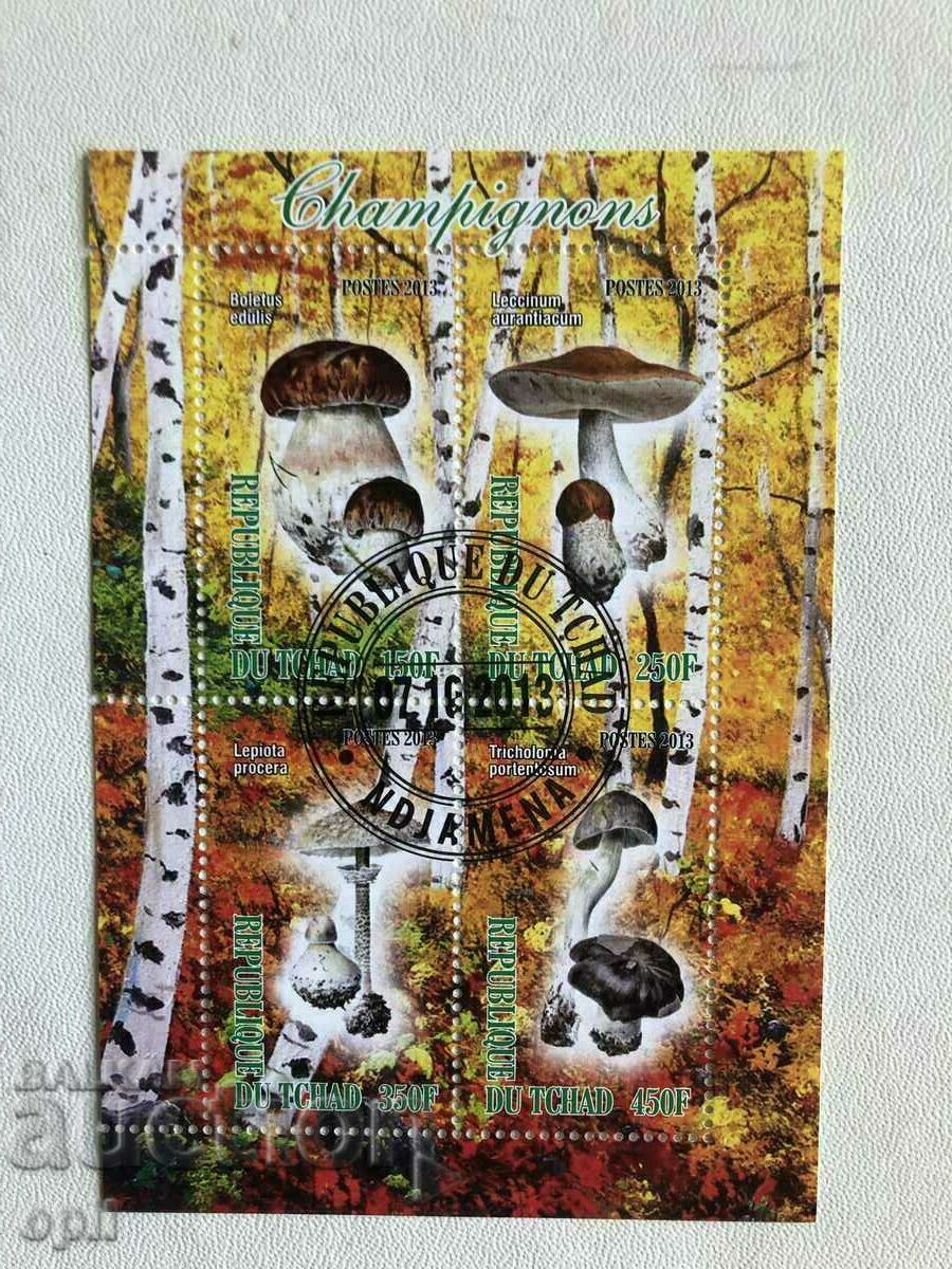 Stamped Block Mushrooms 2013 Τσαντ