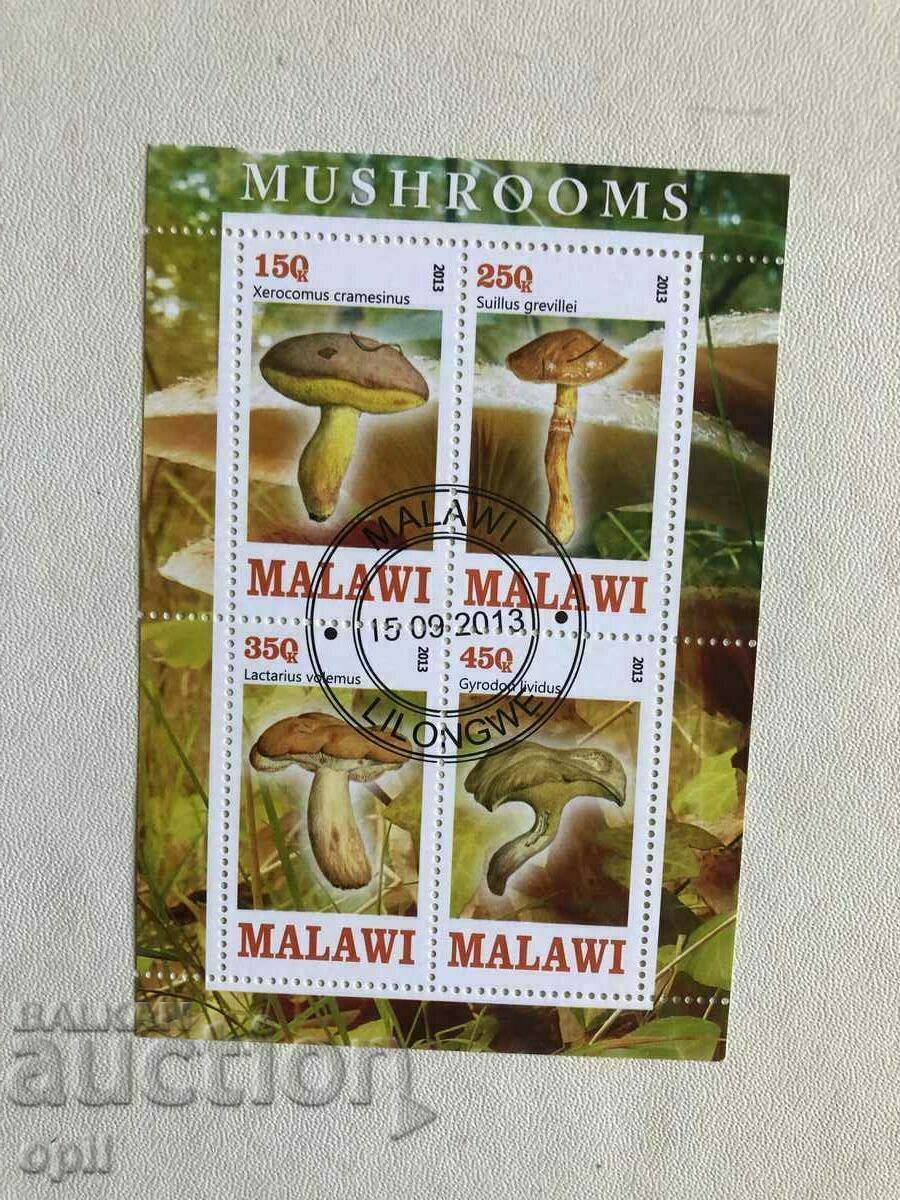 Stamped Block Mushrooms 2013 Malawi