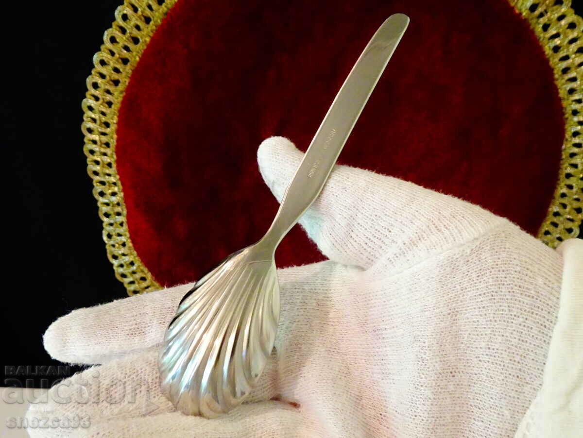 Roneusil Silberglanz silver plated sugar spoon. - 5 Roneusil Silberglanz silver plated sugar spoon. - 5