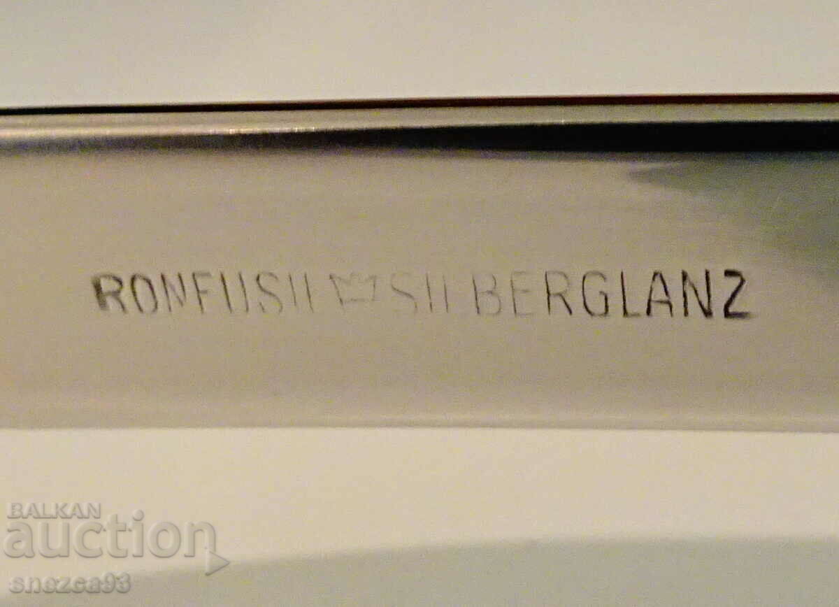 Roneusil Silberglanz silver plated sugar spoon. - 6 Roneusil Silberglanz silver plated sugar spoon. - 6