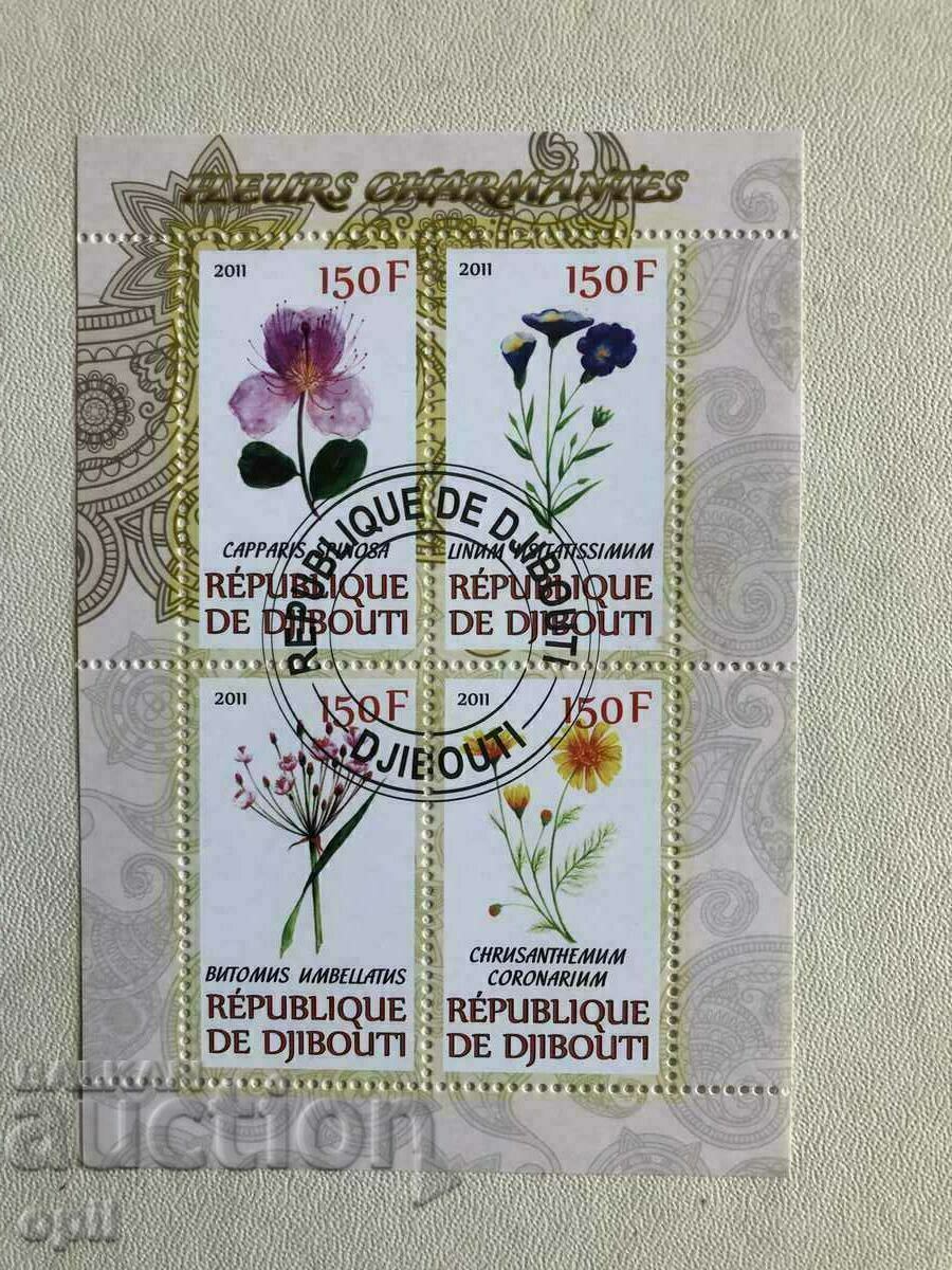 Stamped Block Flowers 2011 Τζιμπουτί