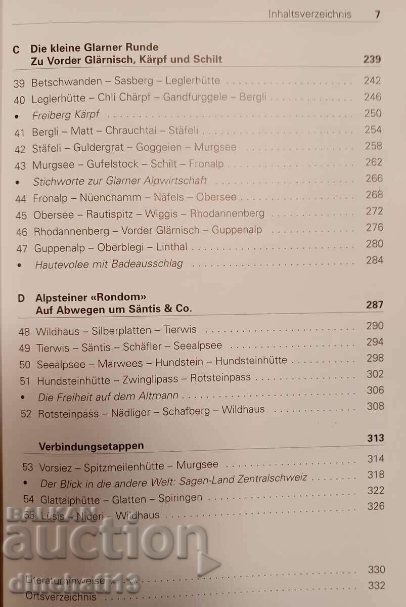 Delivery of Alpine tourism guide. Switzerland. Glarus-Alpstein Delivery of Alpine tourism guide. Switzerland. Glarus-Alpstein